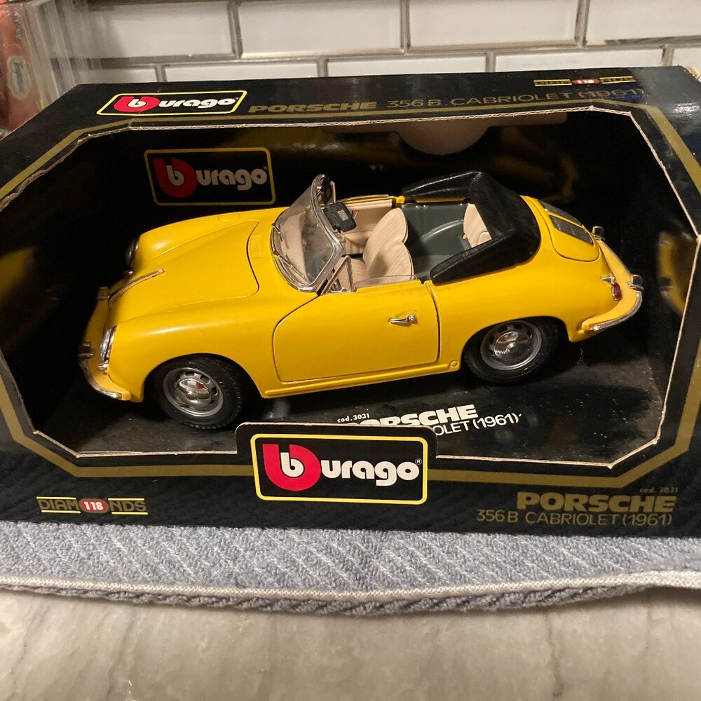 PORSCHE 356B CABRIOLET 1961  FROM BURAGO